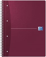 Collegeblok Oxford Office Essential A4+ lijn 4gaats 180pag 80gr ass-1