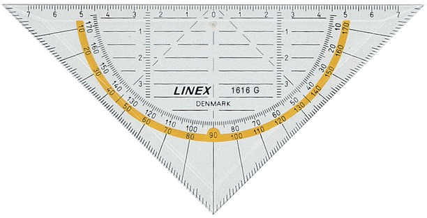 Reproduceren kans opvoeder GEODRIEHOEK LINEX 1616G 1 Stuk Alles voor kantoor