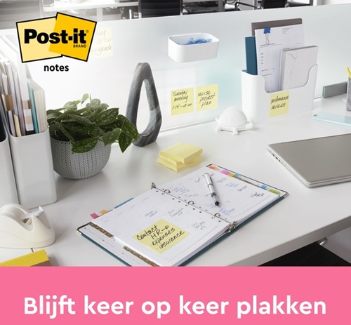 Memoblok Post-it Notes 6810 38x51mm canary yellow 3 stuks-1