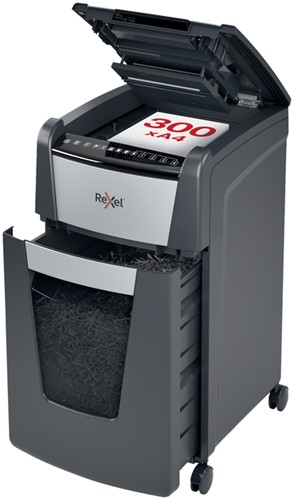 Papiervernietiger Rexel Optimum Auto+ 300X P4 snippers 4x26mm-2