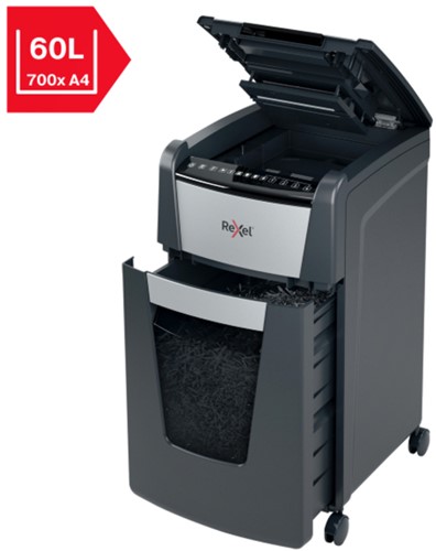Papiervernietiger Rexel Optimum Auto+ 300M P5 snippers 2x15mm-7