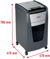 Papiervernietiger Rexel Optimum Auto+ 300M P5 snippers 2x15mm-4