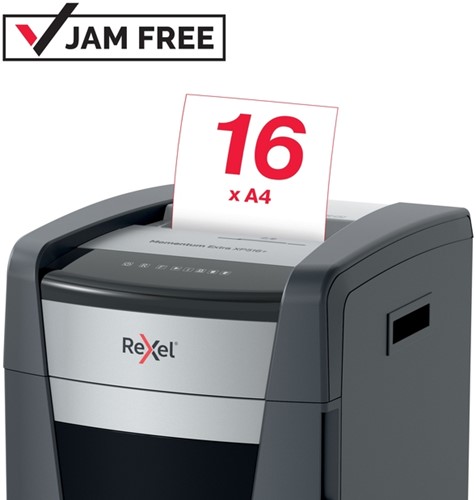 Papiervernietiger Rexel Momentum Extra XP516+ snippers 2x15mm-10