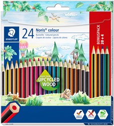 Kleurpotloden Staedtler Noris 20+4 gratis ass 24 Stuk