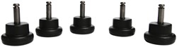 Bureaustoelglijders Topstar 10mm 5 Stuk