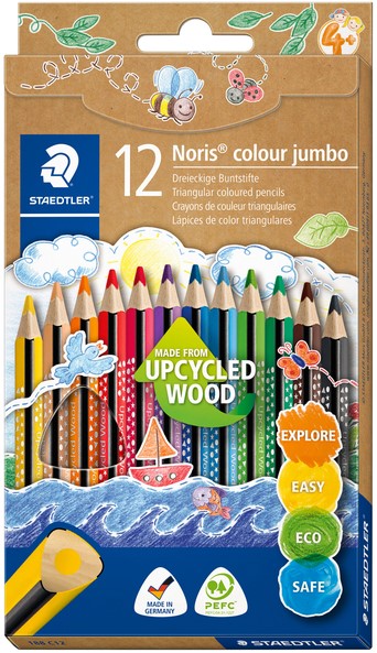 uniek Hen Pardon Staedtler Noris colour jumbo kleurpotloden 12 st 12 Stuk Alles voor kantoor