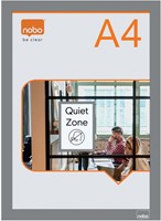 Infokader Nobo zelfklevend A4 zilver 2 stuks 2 Stuk-2