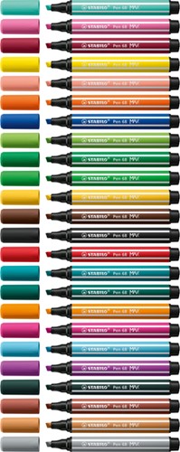 Viltstift STABILO Pen 68/57 Max azuurblauw-3