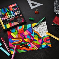 Viltstift STABILO Pen 68/89 Max donker oker 1 Stuk-4