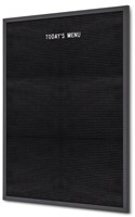 Letterbord IEZZY 60x80cm zwart hout