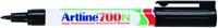 Viltstift Artline 700 rond 0.7mm zwart blister à 1 stuk-2