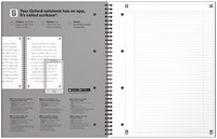 Spiraalblok Oxford International Notebook A4+ lijn petrol blauw-3