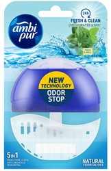 Toiletblok Starterkit Ambi Pur FreshWaterMint 55ml 1 Stuk