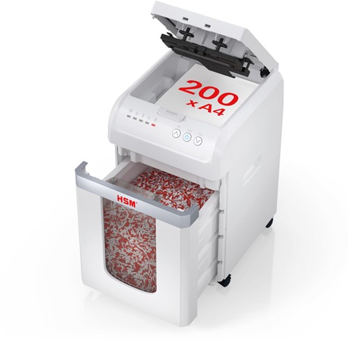 Papiervernietiger HSM shredstar Autofeed X200 snippers 4x12mm-1