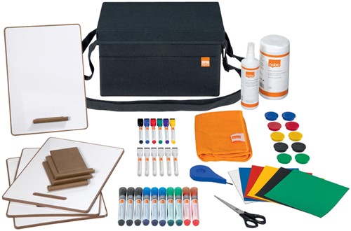 Whiteboard accessoire kit Nobo in draagtas