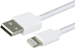 Kabel Green Mouse USB-A to Lightning data Woven 2m