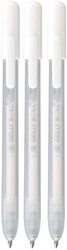 Gelschrijver Sakura Gelly Roll Classic 08 klikfunctie set à 3  wit