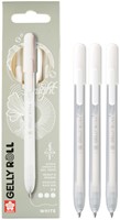 Gelschrijver Sakura Gelly Roll Classic 08 klikfunctie set à 3  wit-1