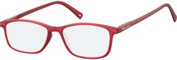 Bril  Montana +0.00 dpt blue light filter rood