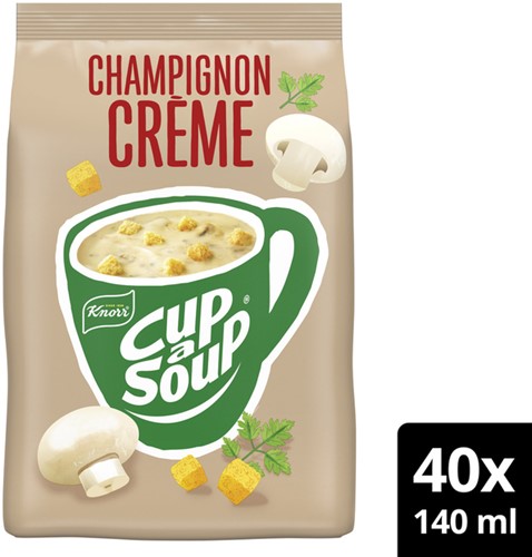 Cup-a-Soup Knorr machinezak champignon crème 140ml