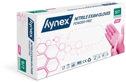 Handschoen Hynex nitril S roze 3.5gr extra sterk 100 Stuk