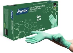 Handschoen Hynex nitril Bio L groen 3.5gr  100 Stuk