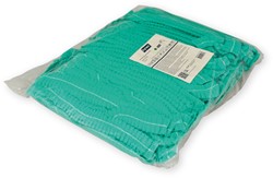 Haarnet Hynex clip non-woven groen pp 100 Stuk
