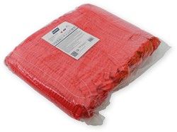 Haarnet Hynex clip non-woven rood pp  100 Stuk