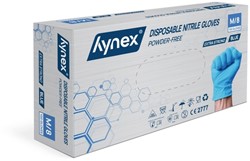 Handschoen Hynex nitril M blauw 5gr extra sterk 100 Stuk