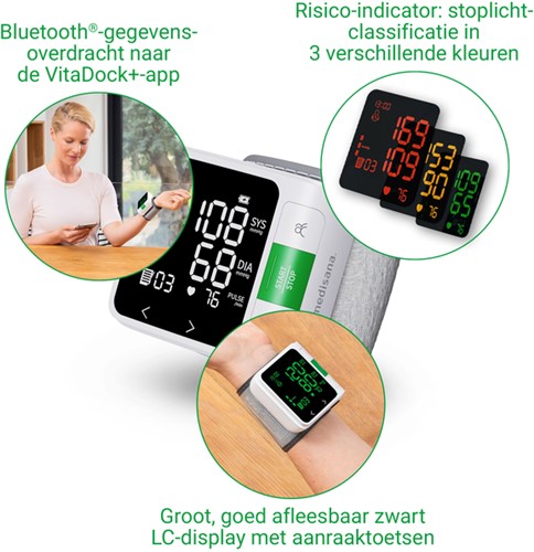 Polsbloeddrukmeter Medisana Connect BW 360-2