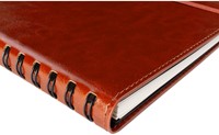 Notitieboek Multo Hannibal A5 cognac kunstleder-1