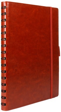 Notitieboek Multo Hannibal A5 cognac kunstleder-2