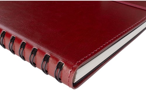 Notitieboek Multo Hannibal A5 bordeaux kunstleder-1