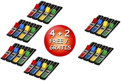 Indextabs Post-it 6834 11.9x43.1mm 4+2 gratis 35 tabs per dispenser
