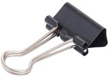 Papierklem MAUL 213 foldback 19mm zwart  12 Stuks