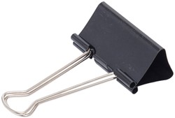 Papierklem MAUL 213 foldback 50mm zwart  12 Stuks