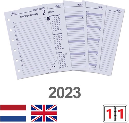 Agendavulling 2023 Kalpa Pocket 1dag/1pagina 1 Stuk