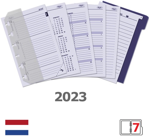 Agendavulling 2023 Kalpa Pocket jaardoos 7d/2p 1 Stuk