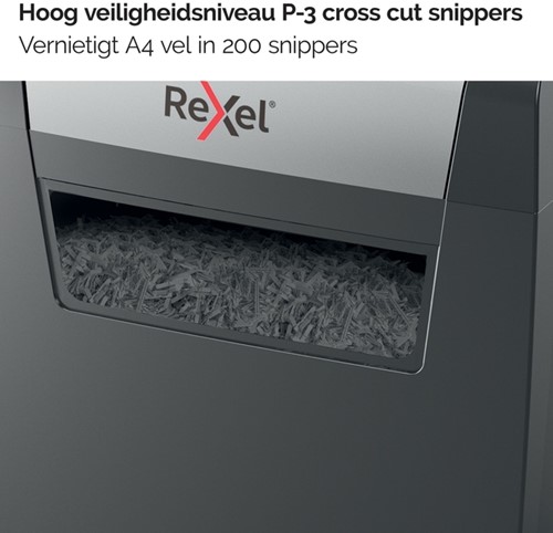Papiervernietiger Rexel Momentum X308 snippers 5x42mm-2