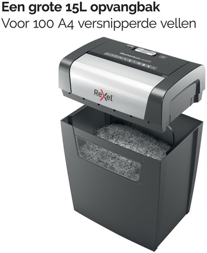 Papiervernietiger Rexel Momentum X308 snippers 5x42mm-3