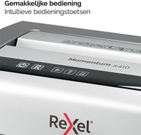 Papiervernietiger Rexel Momentum X410 snippers 4x28mm-15