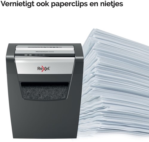 Papiervernietiger Rexel Momentum X410 snippers 4x28mm-5