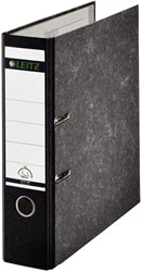 Ordner Leitz 1082 180° 80mm karton folio zwart 1 Stuk