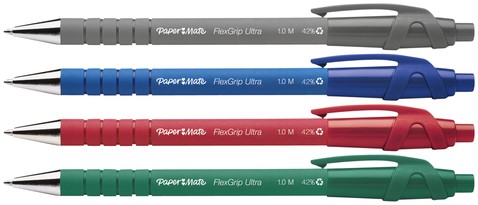 Balpen Paper Mate Flexgrip Ultra medium blauw-4