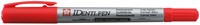 Viltstift Sakura IDenti-pen multifunctioneel rood