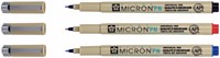 Fineliner Sakura Pigma Micron 0.4mm blister à 3 stuks assorti-2
