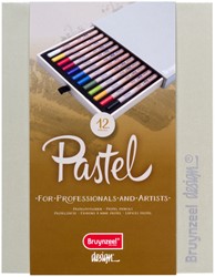 Pastelpotlood Bruynzeel Design met luxe bewaardoos assorti 12 stuks