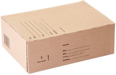 Postpakketbox IEZZY 3 240x170x80mm bruin 1 Stuk
