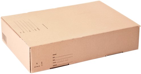 Postpakketbox IEZZY 5 430x300x90mm bruin 1 Stuk