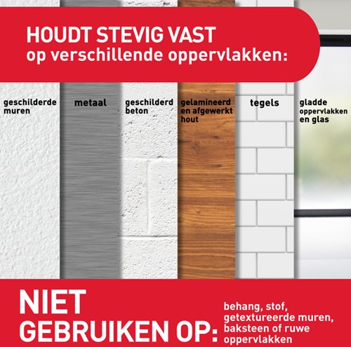 Bevestigingsstrip Command klik vast klein 1,8kg wit-6